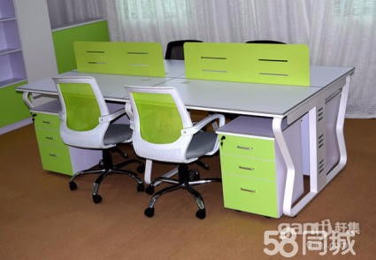 图 办公家具厂家直销电脑桌职员工位电话销售桌一对一培训桌 北京办公用品